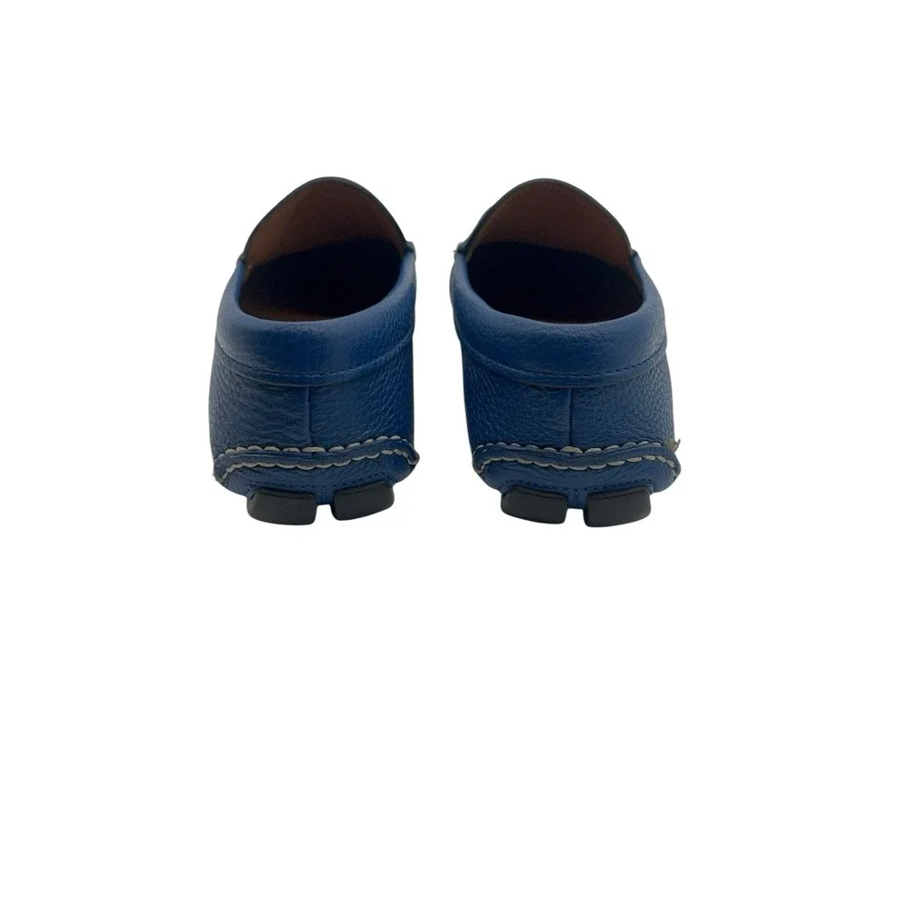 Prada blue leather